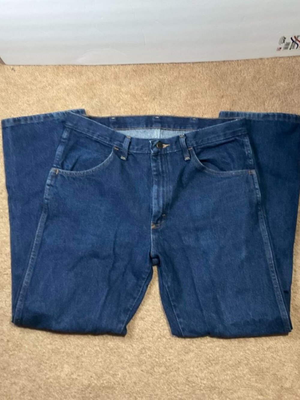 Rustler Vintage navy pants 34"